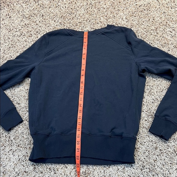 Abercrombie & Fitch Navy Sweatshirt with White Logo - Picture 9 of 10